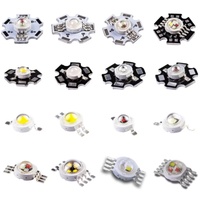 Puces LED haute puissance 1W 3W 5W blanc chaud 3000K 6000K, diodes LED COB avec dissipateur thermique 20mm, puces LED PCB Star