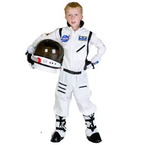 Disfraz de Astronauta Espacial Blanco para Adultos y Niños, Estilo Moderno para Fiestas de Halloween y Actuaciones en Escenario - Product Image 4