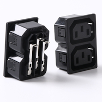 Prise murale universelle à encliqueter IEC 60320 C13 pour usage industriel connecteur de sortie d'entrée secteur Afrique du Sud pour UPS PDU Multiple