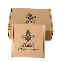 Boîtes d'expédition en carton de conception de stratification Matt taille sur mesure pour différentes boîtes de papier de carton d'emballage personnalisé de vêtements