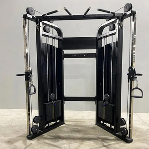 Máquina de Gimnasio Comercial de Alta Resistencia con Polea Doble Ajustable <span class=keywords><strong>para</strong></span> <span class=keywords><strong>Pecho</strong></span>, Equipo de Gimnasio con Pesas Integradas, Dispositivo de Fitness con Sistema de Pines Negros - Product Image 3
