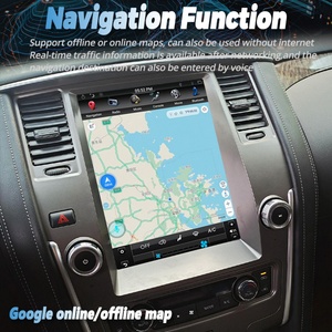 Pantalla de Navegación GPS Android 13 de 13.8 Pulgadas, Reproductor Multimedia de Video, Radio Estéreo CarPlay para Nissan Patrol Y62 Y61 Armada 2010 2020 - Product Image 4