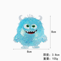 Jouets Squishies à Presser, Jouets Anti-Stress à Remontée Lente, Cadeaux Sensoriels Doux en TPR Personnalisables