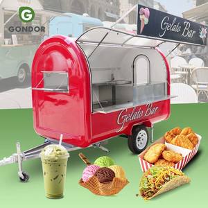 Carro de Comida Móvil Horse Movil para Gelato, Postres, Dulces y Café, Remolque de Comida Totalmente Equipado con Cocina - Product Image 1