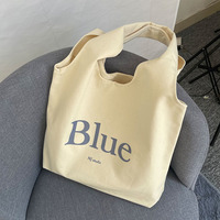 Tas Belanja Grosir Besar dari Kain Kanvas Katun Organik Kaliko, Ramah Lingkungan, Dapat Digunakan Kembali, Daur Ulang, Polos, dengan Cetak Logo Ukuran Kustom