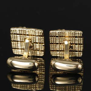 Thời Trang Sáng Tạo Vàng Mô Hình Trang Trí Pháp Cổ Điển Áo Sơ Mi Khuy Măng Sét Cho Nam Giới Sang Trọng - Product Image 4