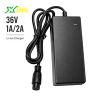 Chargeur de batterie au plomb 36V pour tricycle électrique à 3 roues avec boîtier ignifuge ABS, connecteur DC XLR GX16, fabrication en usine