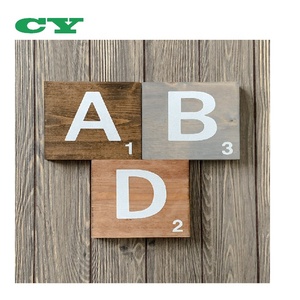 Lettere <span class=keywords><strong>in</strong></span> <span class=keywords><strong>Legno</strong></span> per Decorazione Murale, 4,5 Pollici - Product Image 4
