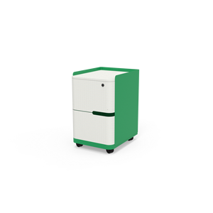 High Quality Modern Metal File Cabinet with Two <strong>Drawers</strong> Adjustable Office Storage for Hospital School Workshop Use - Product Image 2