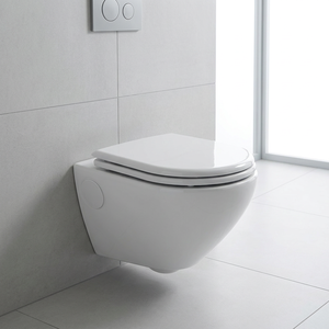 Céramique européenne murale murale WC suspendu-Toilettes de salle de bain combinées, articles sanitaires Commode carrée Prix le plus bas Qualité à l'exportation - Product Image 5