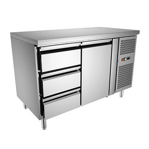 Équipement de réfrigération commerciale robuste, <span class=keywords><strong>réfrigérateur</strong></span> sous comptoir pour restaurants / réfrigérateurs à congélateur inférieur - Product Image 6