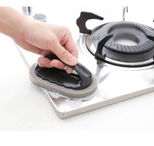 Éponge de nettoyage en borundum <span class=keywords><strong>pour</strong></span> <span class=keywords><strong>voiture</strong></span>, éponge <span class=keywords><strong>magique</strong></span> de cuisine avec poignée - Product Image 3