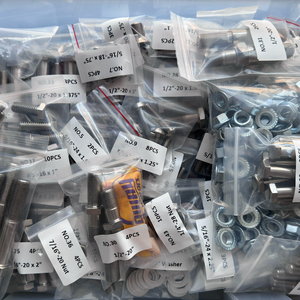 ברינט בורג בורג טיטניום מכונית j & j ונס שלדה אגוז אחד ערכת זרוע הלם אגוז אחד ערכת, נשר/ערכת בורג - Product Image 4