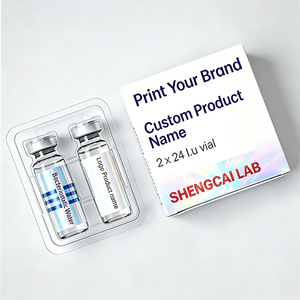 Custom Logo Premium 3ml 5ml 10ml Hologram Laser Labels Adhesive <strong>Small</strong> Peptide Bottle <strong>Packaging</strong> Vials Paper <strong>Boxes</strong> for Vial - Product Image 1