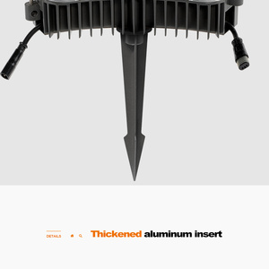 Anillo de árbol Luces al aire libre 12W Negro Led Abrazo Árbol Luz <span class=keywords><strong>Solar</strong></span> Hold Columna Lámpara Anillo Jardín Led <span class=keywords><strong>Spot</strong></span> Light - Product Image 5