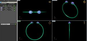 Pulseras de Oro para Mujer, Diseño Simple, Aspecto Brillante, Elegante, Joyería para Uso Diario, Idea de Regalo - Product Image 5