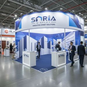 Stand de Exhibición de Aluminio Personalizado de <span class=keywords><strong>10x10</strong></span> con Estante para <span class=keywords><strong>Ropa</strong></span>, Ferias Comerciales y Exposiciones - Product Image 6