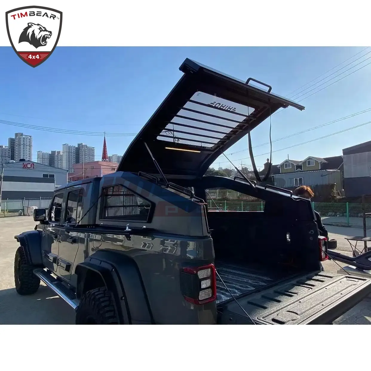 Kustom Universal baja mangan Pickup truk 4X4 penutup puncak kanopi Hardtop untuk Jeep Gladiator GWM POER P