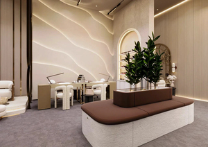 One-Stop Hair Salon Interior Design Custom Professional Barber Furniture Set Design-to-Production - Product Image 5