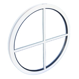 NUOXINカスタマイズアルミニウム窓固定サーマルブレイクモダン円形アルミニウム丸窓 - Product Image 3