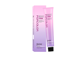 Crème colorante pour cheveux semi-permanente de qualité supérieure JiaYing - Douce pour les cheveux, faible teneur en ammoniaque, sans décoloration nécessaire, couvre les cheveux gris, utilisation à domicile