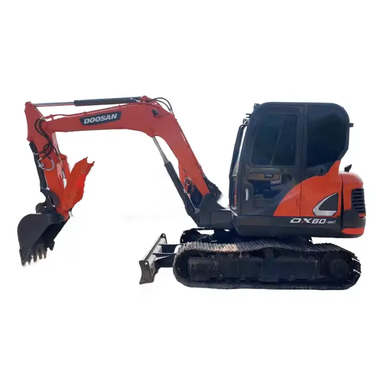 Giá thấp!! Ban Đầu Doosan Dx60 Dh60 Mini Máy Xúc Doosan Thứ Hai Tay Máy Xúc Sử Dụng Máy Xúc Bánh Xích Với Thủy Lực Ngón Tay Cái