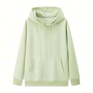 디자인 헤비 스웨터 오버사이즈 플러스 사이즈 루즈 풀오버 넥 롱 슬리브 후디 유니섹스 커스텀 로고 - Product Image 3