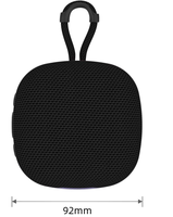 Precio bajo Cubo Bluetooth Altavoz 500mAh Batería Altavoces de techo Tablero amplificador inalámbrico Luz ambiental con forma de sonrisa