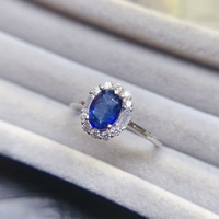 High Fashion OEM ODM Jewelry Set Wholesale Price Inlaid Natural Sapphire Dainty Classic Design Gift Party