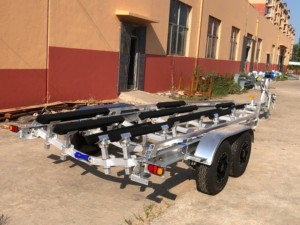 <span class=keywords><strong>Remorque</strong></span> de bateau en aluminium robuste 30ft ATM4500KG avec couchettes en <span class=keywords><strong>bois</strong></span> pour bateau de 27 à 29 pieds - Product Image 6