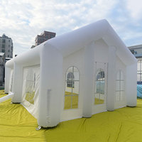Tente gonflable personnalisée fête en plein air publicité événements grand entrepôt tentes gonflables géantes maison