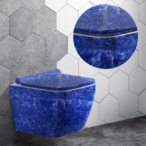 Inodoro de Cerámica Multicolor de Mármol para Baño, Sanitario de Pared, Fabricante de Inodoros - Product Image 6