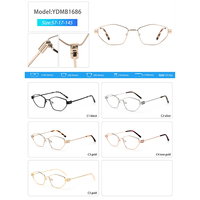 Gafas de Metal Ovaladas Minimalistas Más Vendidas, Montura Ultrafina, con Receta, Anti Luz Azul, para Uso Profesional y Diario