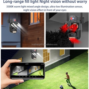 ICSEE HD 15MP Real 3Lens 360 PTZ DVR IP66 Waterproof Home Outdoor Wifi Surveillance CCTV <b>Wireless</b> <b>Security</b> IP Network <b>Cameras</b> - Product Image 6