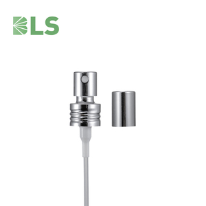 Spruzzatore a nebbia fine in alluminio anodizzato <span class=keywords><strong>argento</strong></span> e nero personalizzato 18/410-24/410 applicabile a flaconi di profumo - MOQ 10000 pezzi - Product Image 2