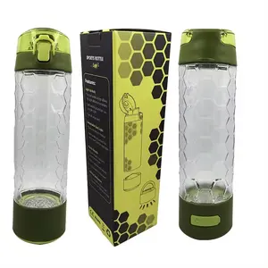 Botellas de agua deportivas portátiles, cinco modelos de luz Led para gimnasio y entrenamiento, boquilla para beber directa, botellas clásicas para beber