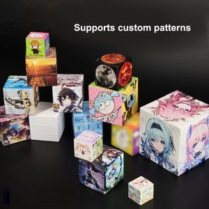 Cubo de <span class=keywords><strong>Rubik</strong></span> con Diseño Artístico OEM al por Mayor de Fábrica, <span class=keywords><strong>Cubos</strong></span> Mágicos con Logotipo Personalizado para Promoción, Publicidad, Regalo Educativo - Product Image 1