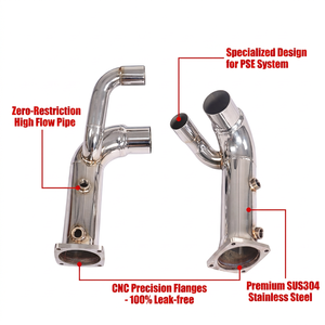 Tubo de Escape de Alto Rendimiento SS304 para Porsche 911 991.2 Carrera S GTS 3.0T, Compatible con Sistemas de Escape Deportivos OEM PSE - Product Image 1