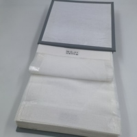 Nouveau design – Rideau transparent en polyester de 280 cm, aspect lin, tissu polyester, 127 pièces en stock, en rouleau