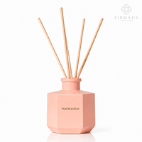 Diffuseur de parfum en verre de style scandinave Firdaus, design minimaliste moderne, décoration d'intérieur, conteneur de parfum, conception personnalisée OEM