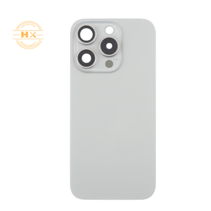 Carcasa Premium para iPhone 16 Pro con Cubierta Trasera de Titanio Natural, Soporte Metálico y Protección de Lente - Product Image 1