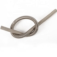 Ressort de Compression de bobine personnalisée, câble en acier au carbone, revêtement noir, Extension de protection, fabricant de ressort, pièces