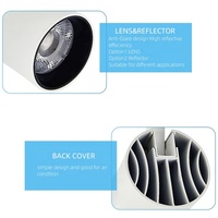 RONSE lampu Led jumlah terbaik, lampu Led 30w 20w 40w, lampu langit-langit Led, jalur Modern, lampu Led Studio 360 ke bawah