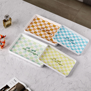Customizable Serving Tray Set New Design 30*15*2.5 cm Dishes & Plates with Handles Small Elegant Decor - Product Image 1