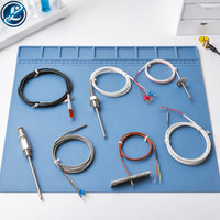 Sensor de Temperatura de Acero Inoxidable de Alta Precisión para Uso Industrial, PT100 K J E T, Todos los Tipos