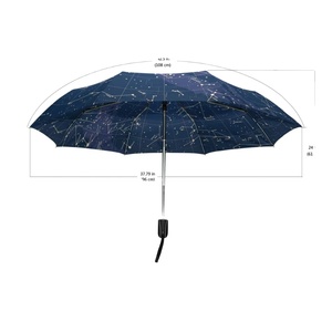 Ombrello Pieghevole Automatico Creativo con Mappa delle Costellazioni e Cielo Stellato per Donne - Product Image 2