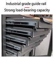 Banc de travail robuste autoportant en acier RW avec tiroirs, personnalisable, pour garage et atelier