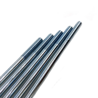 Custom Carbon Steel Blue White Zinc Plated Double Head Extra Long Stud Screws