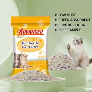 Arena para Gatos de Bentonita Aglomerante en Forma de Bola, Ecológica, Segura y Avanzada, con Control Natural de Olores, 25L 20kg para Gatos - Product Image 1