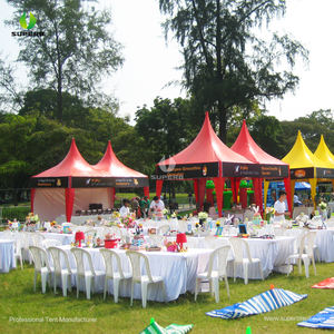 Luxe Buitenevenementen Maat Pvc + Aluminium Pagode Tent P-Serie Waterdichte Pagode Tent Piramide Tenten - Product Image 5